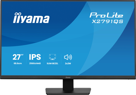 Iiyama 27iWIDE LCD 2560 x 1440 QHD IPS panel LED Bl.