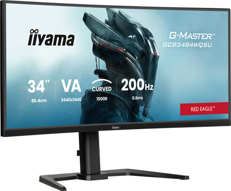 Iiyama 34"W LCD UWQHD Curved Business/Gaming VA
