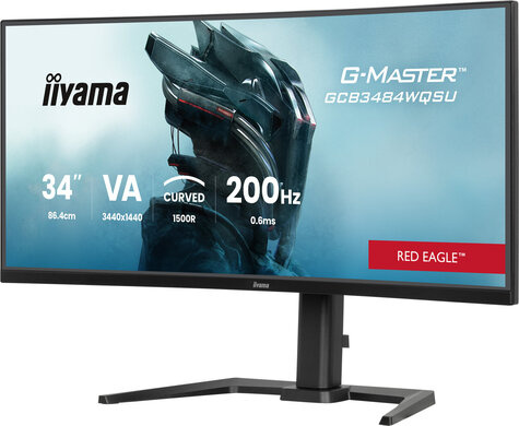 Iiyama 34"W LCD UWQHD Curved Business/Gaming VA