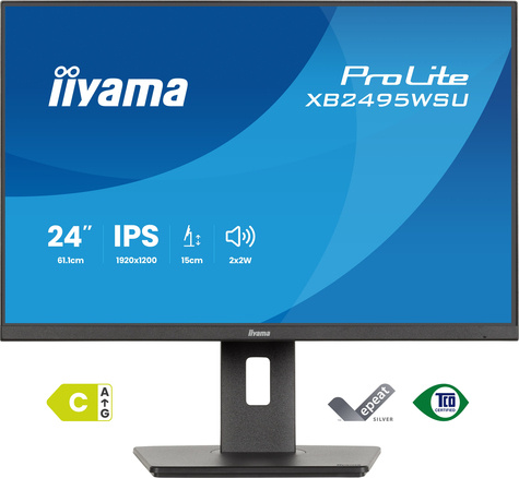 Iiyama 24iWIDE LCD 1920 x 1200 WUXGA 100 Hz IPS panel LED Bl.