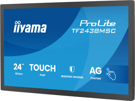 Iiyama 24iWIDE LCD Bonded DeepContrast Projective Capacitive Bezel Free 10-Points Touch Screen 1920 x 1080 120 Hz