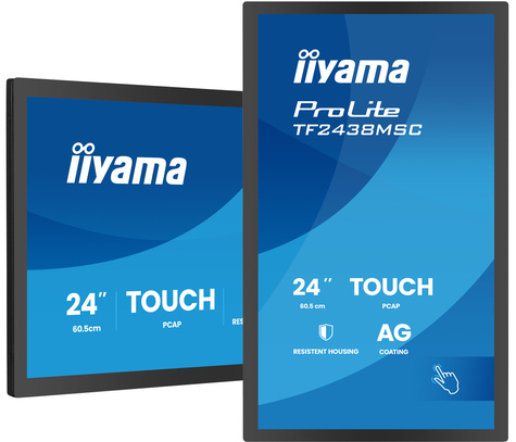 Iiyama 24iWIDE LCD Bonded DeepContrast Projective Capacitive Bezel Free 10-Points Touch Screen 1920 x 1080 120 Hz