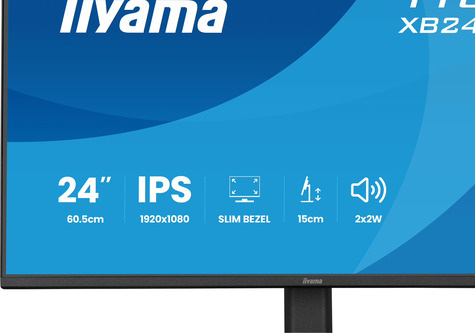 Iiyama 24iWIDE LCD 1920 x 1080 120 Hz IPS panel LED Bl.