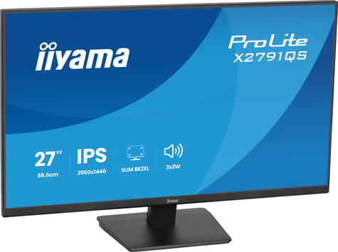 Iiyama 27iWIDE LCD 2560 x 1440 QHD IPS panel LED Bl.
