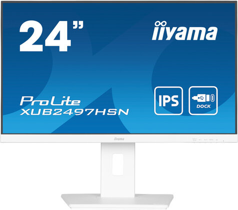 Iiyama 24 XUB2497HSN-W2 HDMI DP USB USB-C