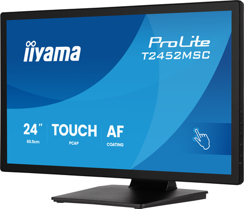 Iiyama 24iWIDE LCD Bonded DeepContrast Projective Capacitive 10-Points TouchScreen 1920 x 1080 120 Hz IPS panel LED Bl