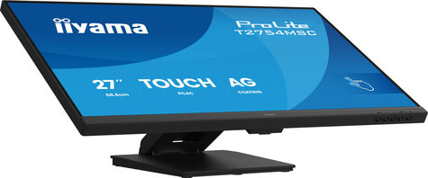 Iiyama 27iWIDE LCD InCell Projective Capacitive 10-Points Touch Screen 1920 x1080 IPS panel LED Bl. Slim Bezel Speakers VGA HDMI Double hinge heightadjust. 300 cd/m US