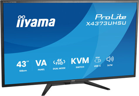 Iiyama 43iWIDE LCD 3840 x 2160 4K UHD VA panel LED Bl.