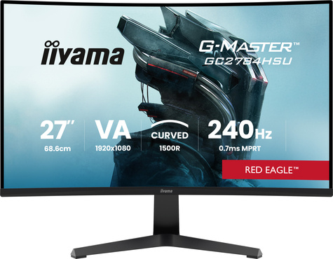 Iiyama 27iWIDE LCD G-Master Red Eagle 1920 x 1080 240 Hz Curved VA panel LEDBl.