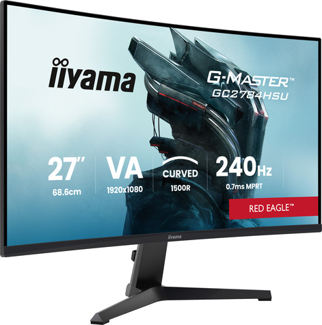 Iiyama 27iWIDE LCD G-Master Red Eagle 1920 x 1080 240 Hz Curved VA panel LEDBl.
