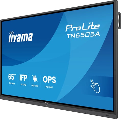Iiyama 65iWIDE IFP 40-Points Bonded DeepContrast IR? Screen OS-free 3840 x2160 4K UHD IPS panel LED Bl.