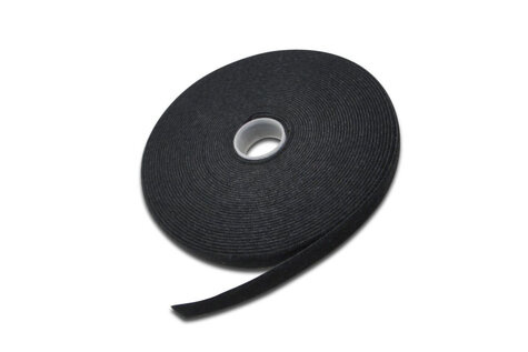 DIGITUS Klittenband op rol 10m x 15mm x 2,6 mm