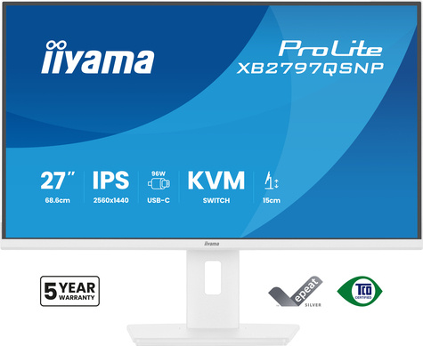 Iiyama 27iWIDE LCD 2560 x 1440 QHD IPS panel LED Bl.