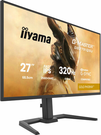 Iiyama 27iWIDE LCD G-Master Gold Phoenix 2560 x 1440 QHD 320 Hz Fast IPS panelLED Bl.