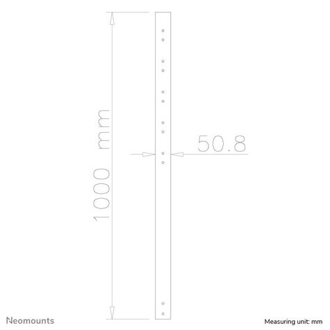Neomounts FPMA-CP100 - voor LCD-scherm - zwart