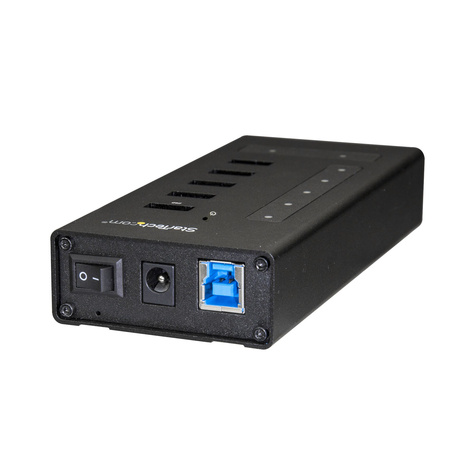 STARTECH 7 Ports USB hub - USB-A naar 5x USB-A en 2x USB-C - USB 3.0 - metaal - industriële USB hub