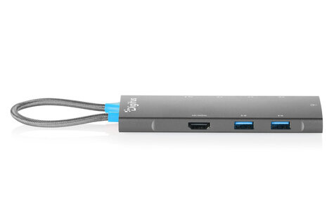 DIGITUS USB-C Docking Station, 8-Port, HDMI, USB, RJ45, PD