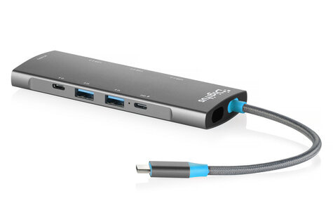 DIGITUS USB-C Docking Station, 8-Port, HDMI, USB, PD