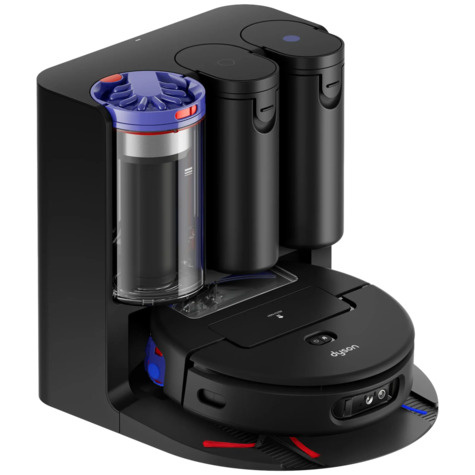 Dyson Spot+scrub Ai, Zakloos, Zwart, Rond, 0,25 l, Laden, Zuivering, 0,3 l