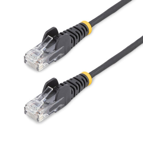 STARTECH 50cm Slim LSZH CAT6 Ethernet Cable, 10 Gigabit Snagless RJ45 100W PoE Patch Cord