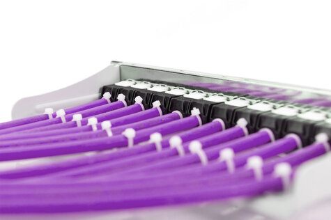 DIGITUS CAT 6 U-UTP-datakabel - installatiekabel, 250 MHz Dca (EN 50575), AWG 23/1, haspel van 500 m, Sx, paars