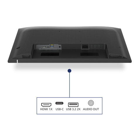 Philips 60,5cm/24" (1920x1080) Philips 24E1N1300AE 16:9 FHD IPS 1ms 100Hz HDMI USB-C Speaker Black