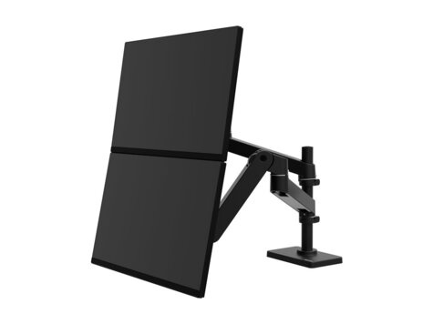 Ergotron LX PRO Mounting kit - dual stacking arm - up to 27inch - Black