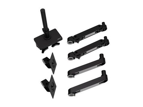 Ergotron LX PRO Mounting kit - dual stacking arm - up to 27inch - Black