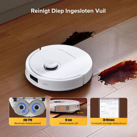Roborock Qrevo 5AE - Robot Vacuum Cleaner - White
