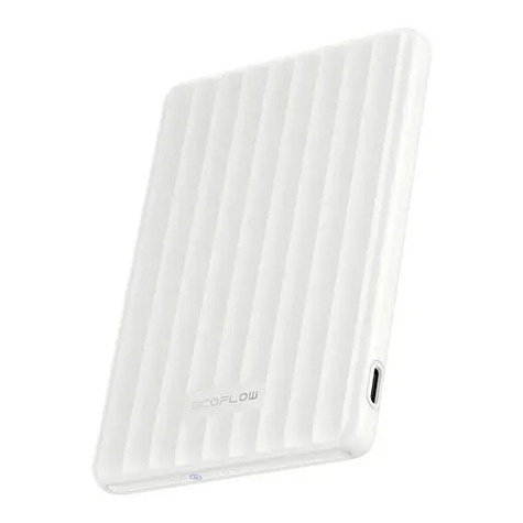 EcoFlow RAPID Mag 5K Powerbank 5000 mAh Qi2 15 W kabellos X-Cooling Slim White