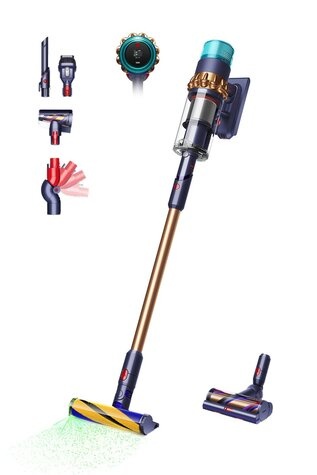 Dyson Gen5 Detect Absolute Midnight blue/copper 752W (tweedekans)