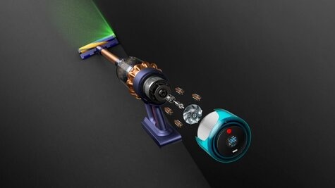 Dyson Gen5 Detect Absolute Midnight blue/copper 752W (tweedekans)