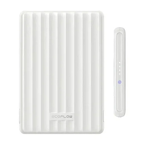 EcoFlow RAPID Mag 5K Powerbank 5000 mAh Qi2 15 W kabellos X-Cooling Slim White
