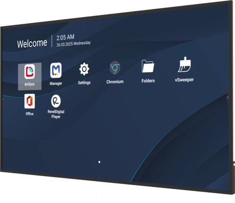 Viewsonic ViewBoard LED large format display 75 inch 3840x2160 - 500 nits - Android 14 - 24/7 - USB-C 65W charging