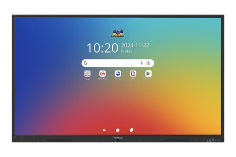 Viewsonic ViewBoard 35 serie touchscreen 86INCH UHD, Android 16 EDLA, IR 450 nits, 2x20W,  2x USB-C 8/128GB, 8-core CPU