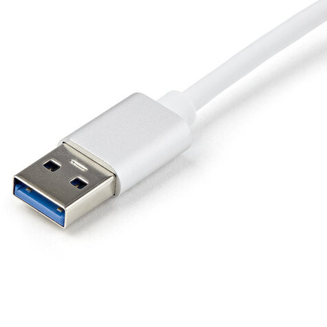 STARTECH USB 3.0 naar gigabit ethernet netwerkadapter - zilver - strak aluminium design, ideaal voor MacBook, Chromebook of tablet