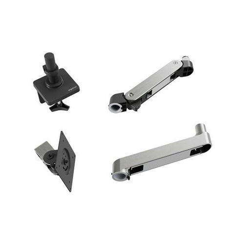 Ergotron LX Pro Desk Monitor Arm - Single Monitor Mount - Polished Aluminum
