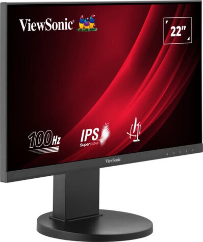Viewsonic 55,9cm/22" (1920x1080) ViewSonic VG2208A 16:9 FHD IPS 5ms 100Hz HDMI DP Speaker Black