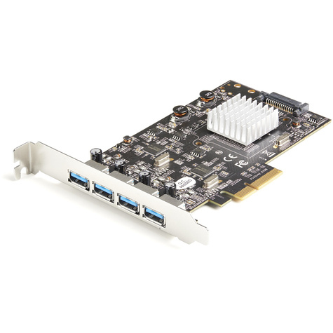 STARTECH 4-Port USB PCIe Card - 10
