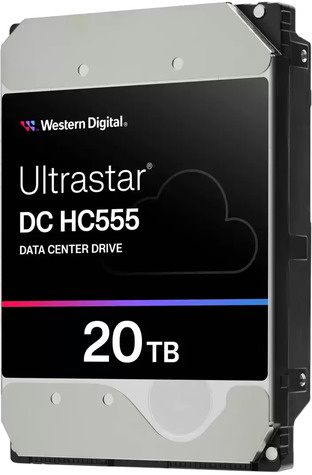 Western Digital WDC  8.9cm (3.5")  20TB SAS3 WUH722020CL52L4 7200  512MB intern