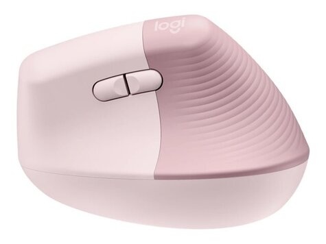 Logitech Lift Ergo Mouse, Rose/Dark Ro