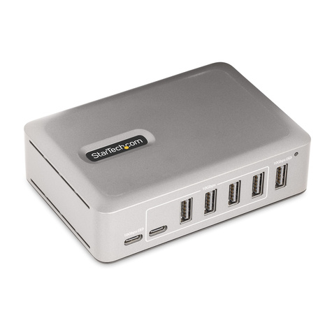 STARTECH 7-Port USB-C Hub, 5x USB-A + 2x USB-C, Self-Powered w/ 65W Power Supply, USB 3.1 10Gbps