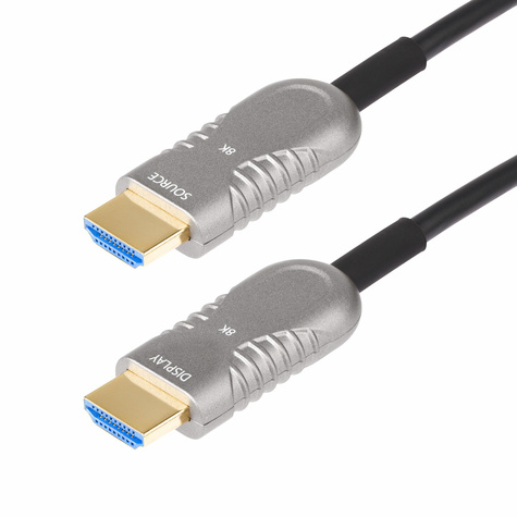 STARTECH 100ft (30.4m) HDMI 2.1 Hybrid Active Optical Cable (AOC), CMP, Plenum Rated, 8K Ultra High Speed