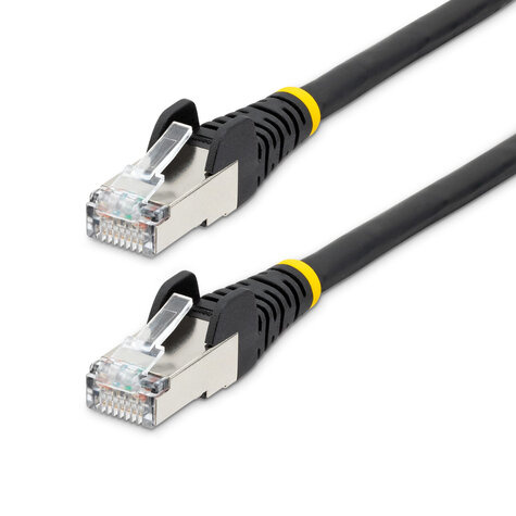 STARTECH 1m LSZH CAT6a Ethernet Cable - Black