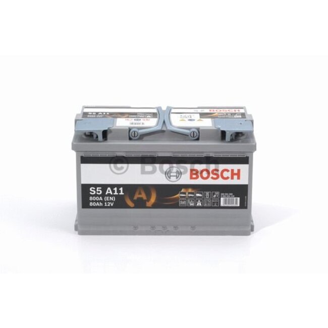 Bosch Auto accu AGM 12 volt 80 ah Type S5A11