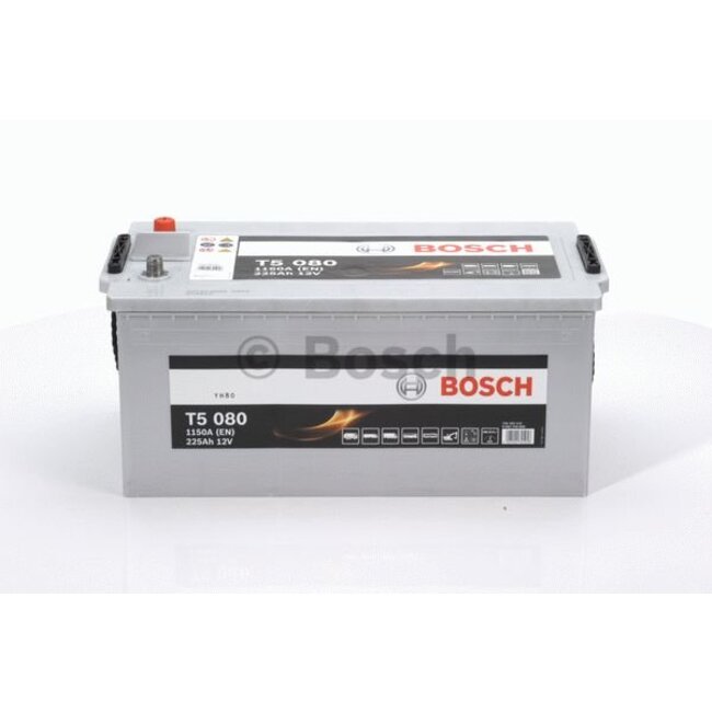 Bosch Startaccu 12 volt 225 ah T5 080 Silver truckline