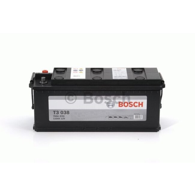 Bosch Startaccu 12 volt 110 ah T3 038 Black truckline