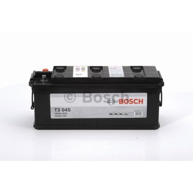 Bosch Startaccu 12 volt 135 ah T3 045 Black truckline