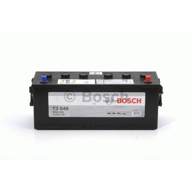 Bosch Startaccu 12 volt 143 ah T3 046 Black truckline