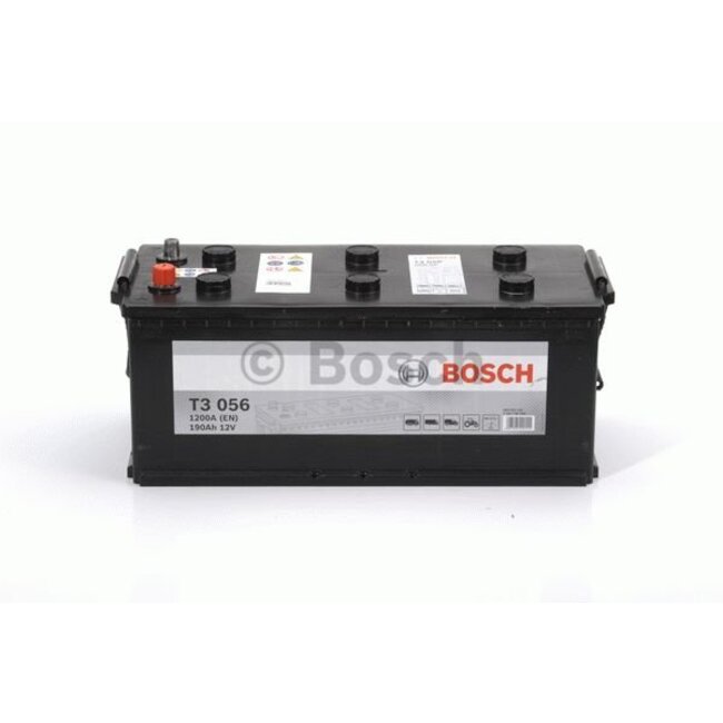 Bosch Startaccu 12 volt 190 ah T3 056 Black truckline